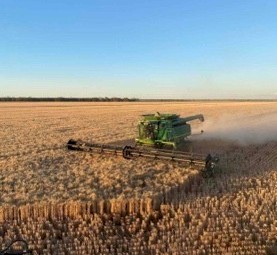 2004 John Deere 9860STS 4WD Header + 45ft Front & Trailer