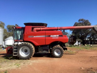 2012 Case IH 7230 Header with 40’ 2152 MacDon Front