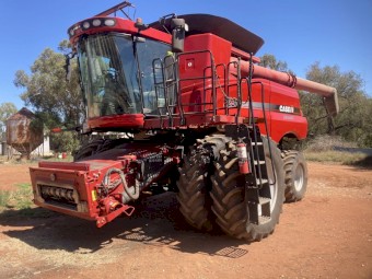 2012 Case IH 7230 Header with 40’ 2152 MacDon Front