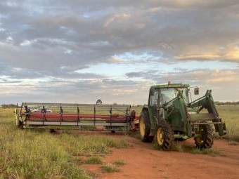 Case 8210 PTO Windrower