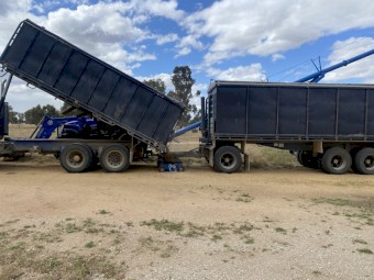 Freightliner FL112 Truck and Dog