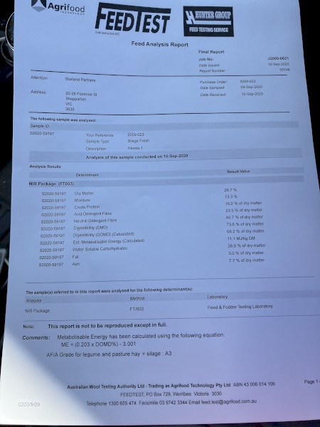 Hay silage tube wrap