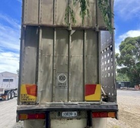 40’ 2 deck alloy stock crate