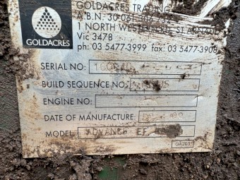 Goldacres 6536 Sprayer