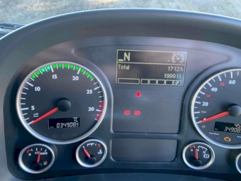 2018 MAN TGM 18.340 with 5024 Goldacre Prairie Advance Sprayer.