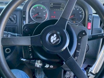 2018 MAN TGM 18.340 with 5024 Goldacre Prairie Advance Sprayer.