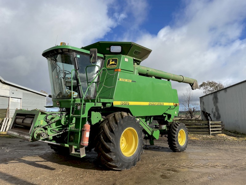 1998 John Deere 9510 Header with 930R Front & Trailer