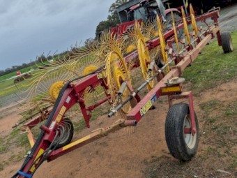 Sitrex Mx 12 V rake with splitter 