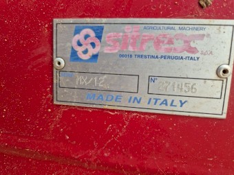 Sitrex Mx 12 V rake with splitter 