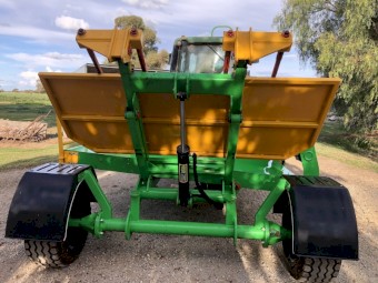 Hay Bale Feed Out Cart JN&R 2019