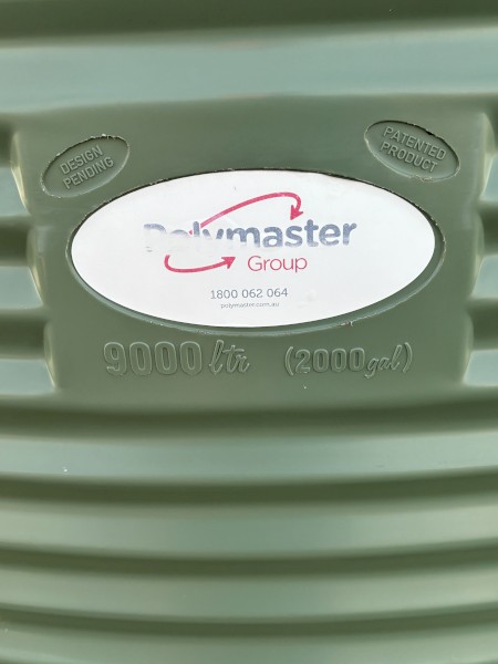 Water Tank. Polymaster. 9000 Litres. 