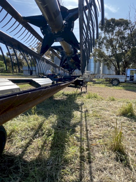 25ft Macdon PTO windrower