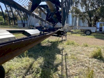 25ft Macdon PTO windrower