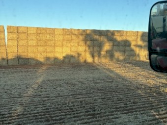 400mt Wheaten Straw 480kg 8x4x3 Bales