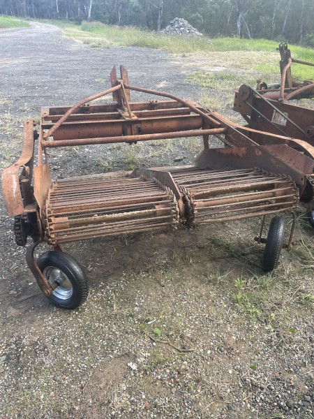 2x double row potato diggers