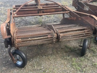 2x double row potato diggers