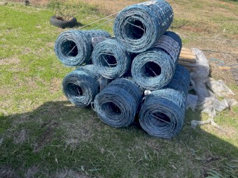 New Pine post, longlife stock lock and barb wire for sale 