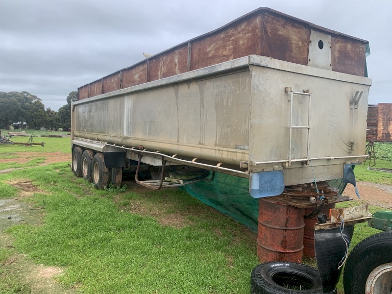 32ft Borcat Aluminium Tipper Trailer