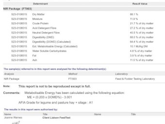 40mt Vetch Hay 620kg 8x4x3 Bales