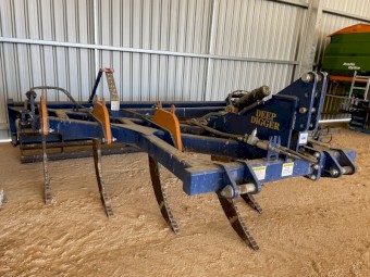 2019 Grizzly 7 Tyne Deep Ripper with Crumble Roller