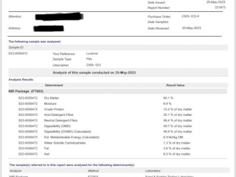 350mt Wheat and Rye Straw 500kg+ 8x4x3 Bales