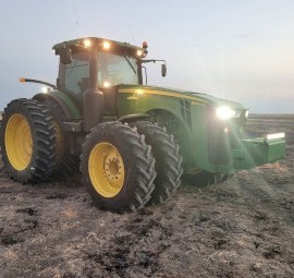 2012 John Deere 8360R with 2019 Kuhn 1290ID Baler
