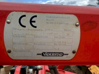 2012 Vaderstad Carrier X 525
