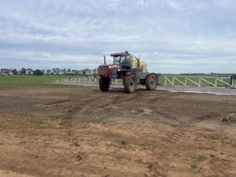 contract spraying Echuca region. 48m Hardi saritor