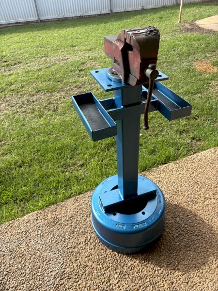 pedestal for grinder or vice