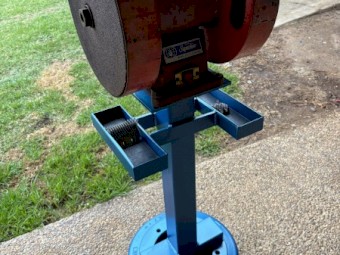 pedestal for grinder or vice