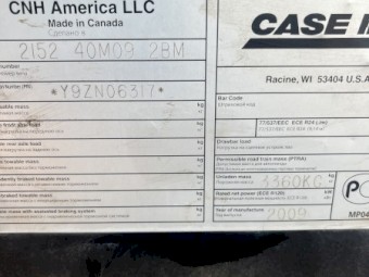 2009 Macdon IH 2152/D60 40ft Draper Front