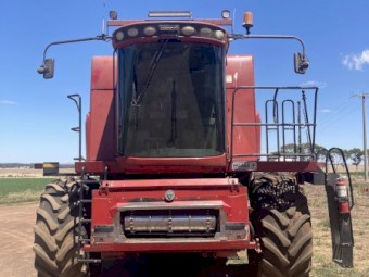 2011 Case 6088 Header with 35ft Draper Front & Trailer