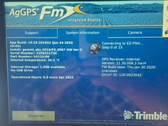 Trimble FMX 1000 with ezy pilot
