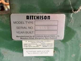 Aitchison 3116 seedmatic seed drill 