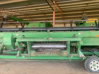 2002 John Deere 9750STS with 936D &amp;amp; Finger Wheel Fronts