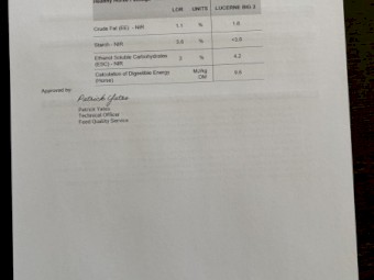 25mt Lucerne Hay 8x3x3 Bales