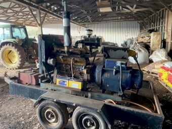 Generator approx 50 kVa. 