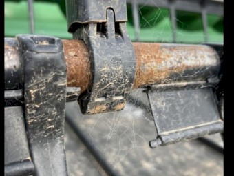 2012 John Deere 640D Front with x-auger and trailer