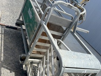 Pratley automatic sheep weighing crate with scales 