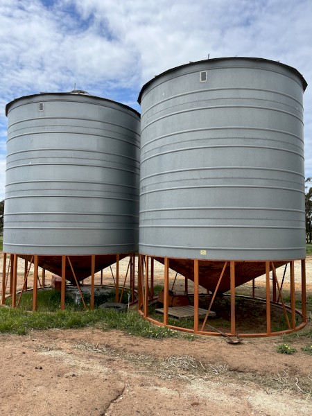 50 tonne Sherwell Silos x 2