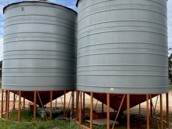 50 tonne Sherwell Silos x 2