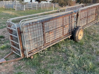 Portable sheep yards