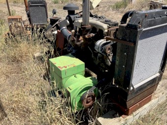 Perkins pump and generator set