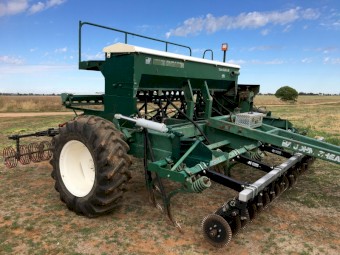 John Shearer 21 Tyne direct drill seeder
