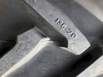 Southern Cross centre pivot irrigator wheel and tyres