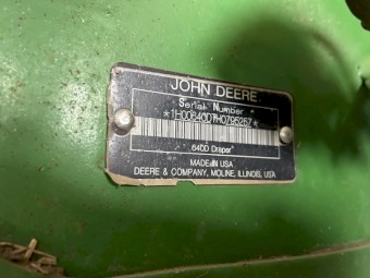 2012 John Deere S670 Header with 2017 John Deere 640D 40ft Draper Front