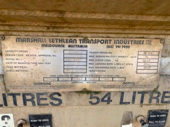 Marshall Lethlean Tanker