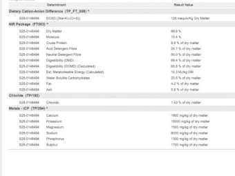 70mt Barley Hay 600kg 8x4x3 Bales