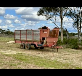 Pearsons SD160 (Buckton) Forage Wagon & Tarrup 404 Forage Chopper