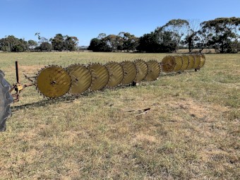 7 wheel Connor Shea Hay Rake